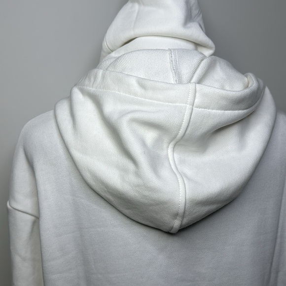 French Terry Face Shield Hoodie From Banana Republic Cream Women’s Size XS - Picture 9 of 13